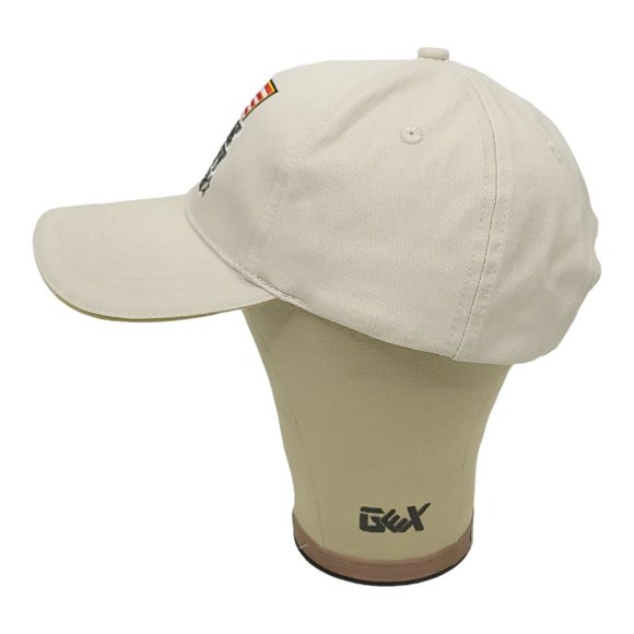 Ask Me About My Soldier Strapback Cap Trucker Baseball Hat Brother In Arms Beige - Picture 6 of 12